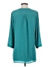 Fever 100% Polyester Teal 3/4 Sleeve Blouse Size XS - photo 2