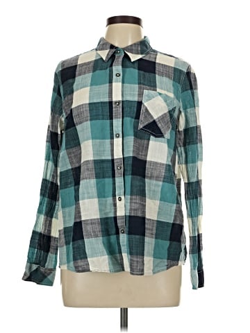 Natural Reflections Long Sleeve Button-Down Shirt (view 1)