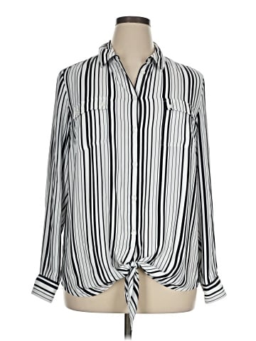 Jones New York Signature Long Sleeve Blouse (view 1)