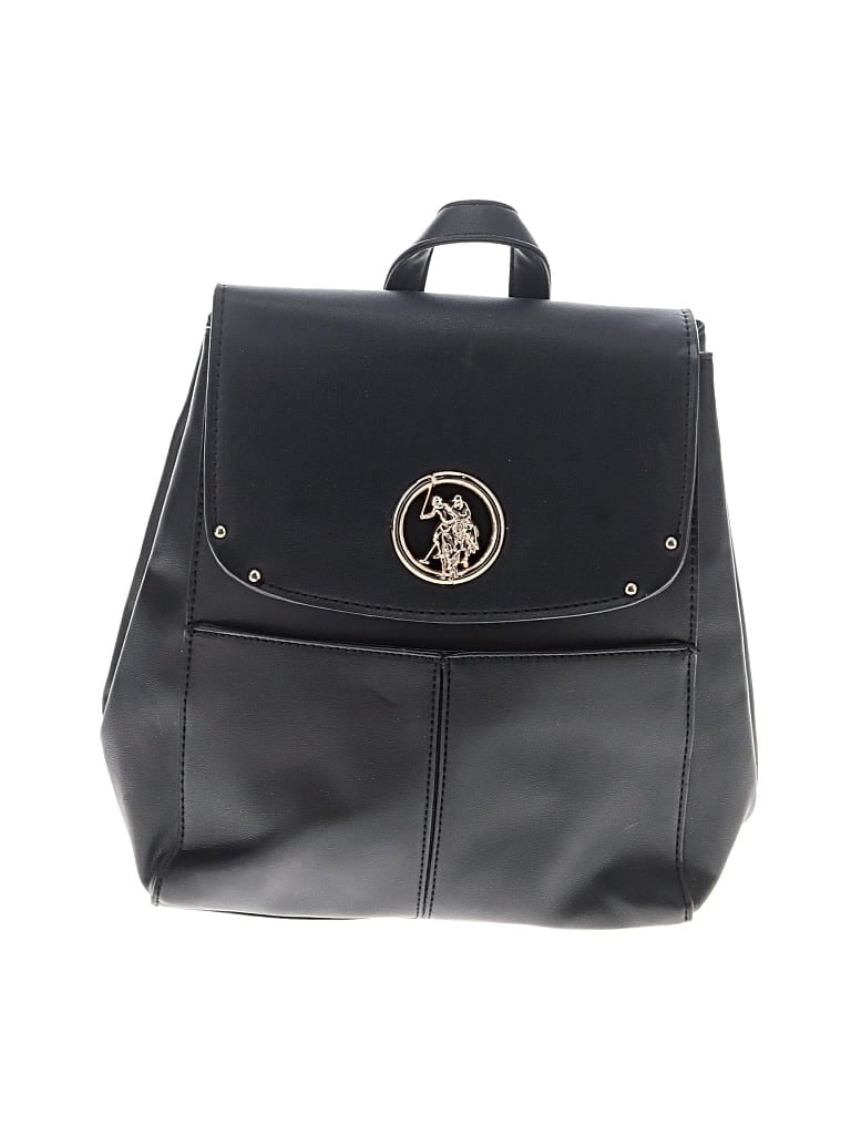 Pre-owned U.s. Polo Assn Backpack In Black
