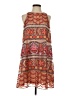 ECI 100% Polyester Paisley Orange Casual Dress Size S - photo 1