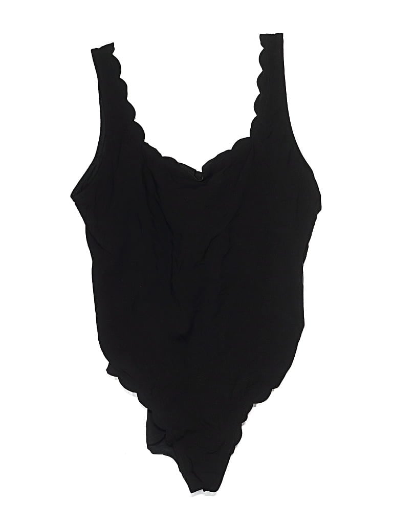 Pre-owned Jcrew One Piece Swimsuit In Black
