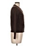 August Silk Brown Cardigan Size M - photo 4