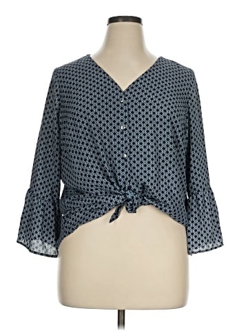 Counterparts 3/4 Sleeve Blouse (view 1)