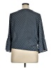 Counterparts Polka Dots Blue 3/4 Sleeve Blouse Size XL - photo 2