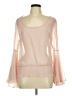 rue21 100% Polyester Pink Long Sleeve Blouse Size M - photo 1