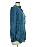 Torrid 100% Rayon Teal Long Sleeve Blouse Size Med Plus (00) - photo 4