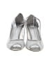 Adrianna Papell 100% Leather Silver Heels Size 9 - photo 2