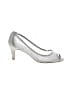 Adrianna Papell 100% Leather Silver Heels Size 9 - photo 1