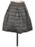 Ginger G. 100% Polyester Tweed Gray Formal Skirt Size M - photo 1