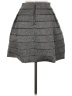 Ginger G. 100% Polyester Tweed Gray Formal Skirt Size M - photo 2