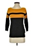 Joseph A. Color Block Yellow Pullover Sweater Size S - photo 1