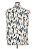 Monday Fun 100% Polyester Print Ivory Sleeveless Blouse Size 1X - photo 2