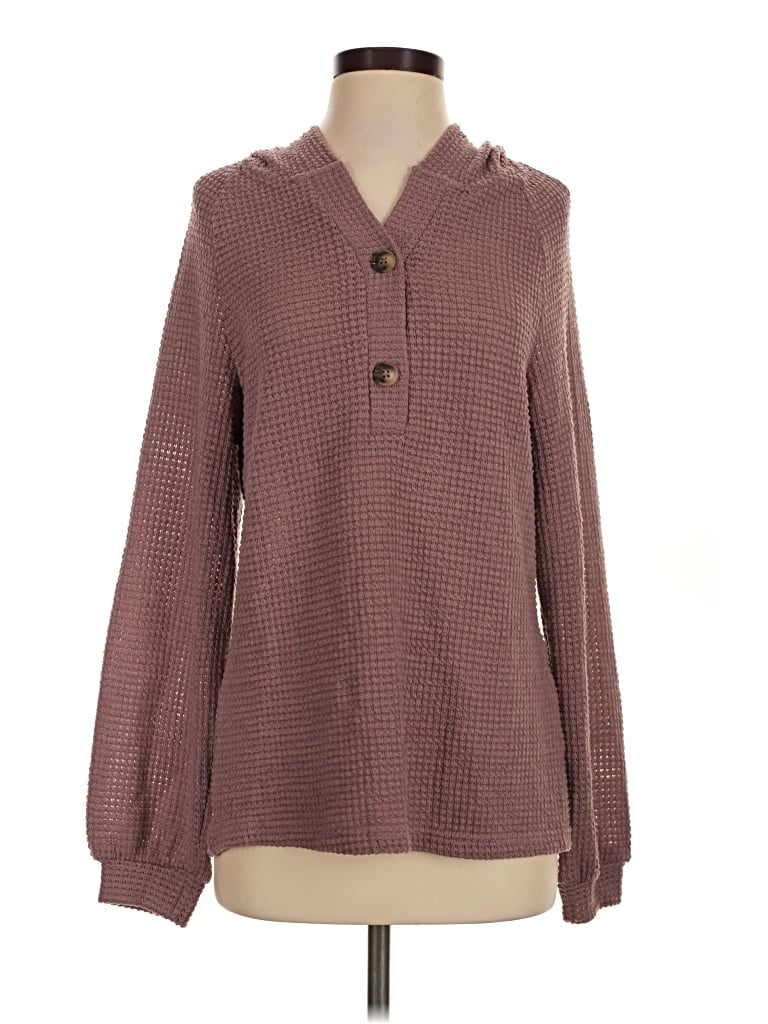 Pre-owned Dokotoo Cardigan Sweater In Burgundy