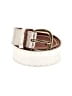 J.Crew 100% Leather Metallic Ivory Leather Belt Size XS - photo 1