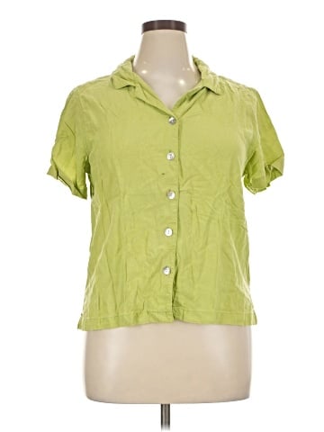 Caribbean Joe Short Sleeve Silk Top (view 1)