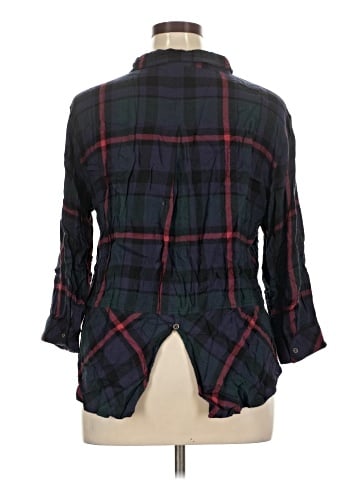 Hester & Orchard 3/4 Sleeve Button-Down Shirt (view 2)