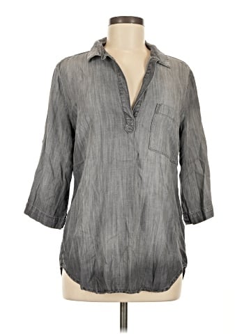 Cloth & Stone 3/4 Sleeve Button-Down Shirt (view 1)