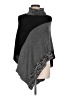 Say What? 100% Acrylic Gray Poncho One size - photo 1
