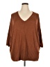 Evri Brown 3/4 Sleeve Top Size 2X - photo 1