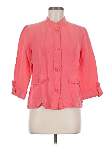 Amber Sun 3/4 Sleeve Button-Down Shirt (view 1)