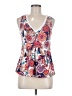 Deletta 100% Cotton White Sleeveless Blouse Size M - photo 1