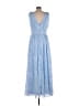 Lulus 100% Polyester Blue Casual Dress Size L - photo 2