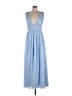 Lulus 100% Polyester Blue Casual Dress Size L - photo 1