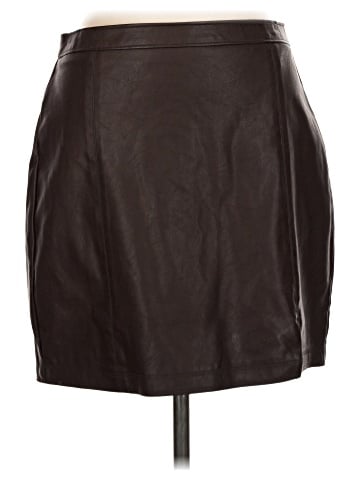 Abercrombie & Fitch Faux Leather Skirt (view 1)