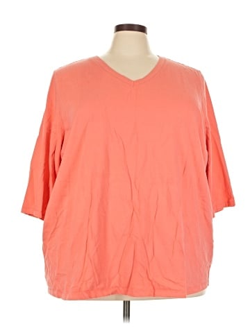 Woman Within 3/4 Sleeve T-Shirt (view 1)