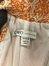 Cato 100% Polyester Print Orange Casual Pants Size 14/16W - photo 4