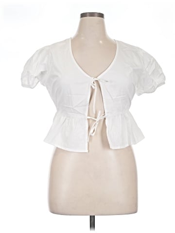 Derek Heart Short Sleeve Blouse (view 1)