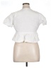Derek Heart 100% Cotton White Short Sleeve Blouse Size XL - photo 2