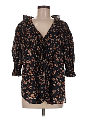 Lauren by Ralph Lauren 3/4 Sleeve Blouse (view 1)
