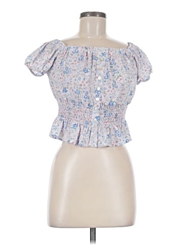 Ultra Flirt Short Sleeve Blouse (view 1)