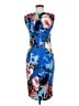 Cache Print Blue Cocktail Dress Size M - photo 2