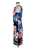 Cache Print Blue Cocktail Dress Size M - photo 5