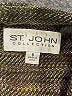St. John Collection Tweed Green Jacket Size 6 - photo 6