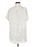 William Rast 100% Silk Ivory Short Sleeve Silk Top Size M - photo 2