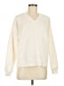 Lands' End Chevron-herringbone Ivory Pullover Sweater Size M - photo 1