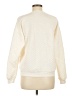 Lands' End Chevron-herringbone Ivory Pullover Sweater Size M - photo 2