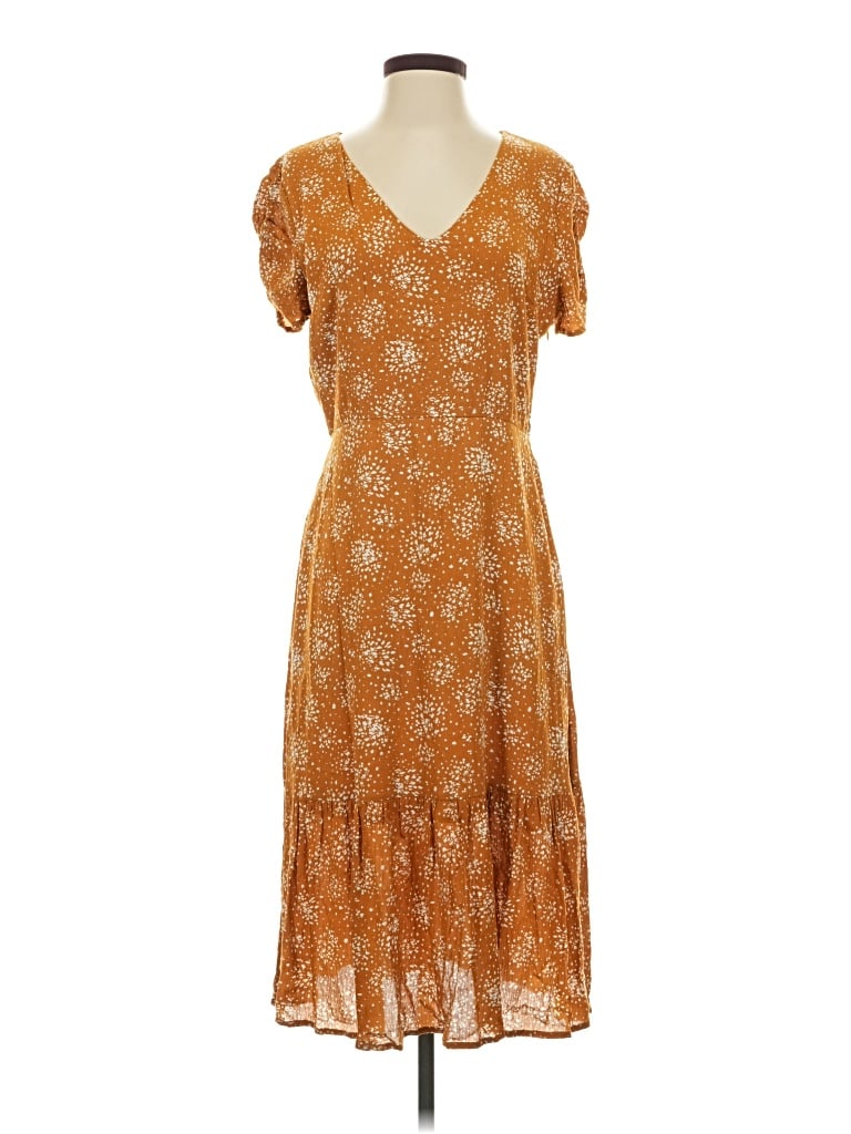 Pre-owned Everly Casual Dress In Brown