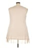 Logo Layers Ivory Sleeveless Blouse Size 3X - photo 2