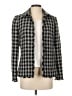 Kasper Houndstooth Gray Blazer Size 4 - photo 1