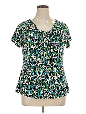 Notations Short Sleeve Blouse (view 1)