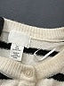 H&M Stripes Ivory Cardigan Size L - photo 7
