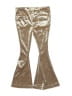 Mia Joy Metallic Gold Casual Pants Size 2 - photo 1