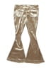 Mia Joy Metallic Gold Casual Pants Size 2 - photo 2