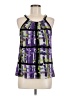 Cato 100% Polyester Purple Sleeveless Blouse Size M - photo 1