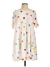 ASOS Polka Dots Ivory Casual Dress Size 10 - photo 1